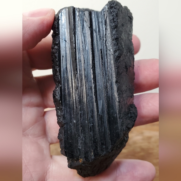 Black Tourmaline Crystal, 0.56 pounds - Picture 10 of 14